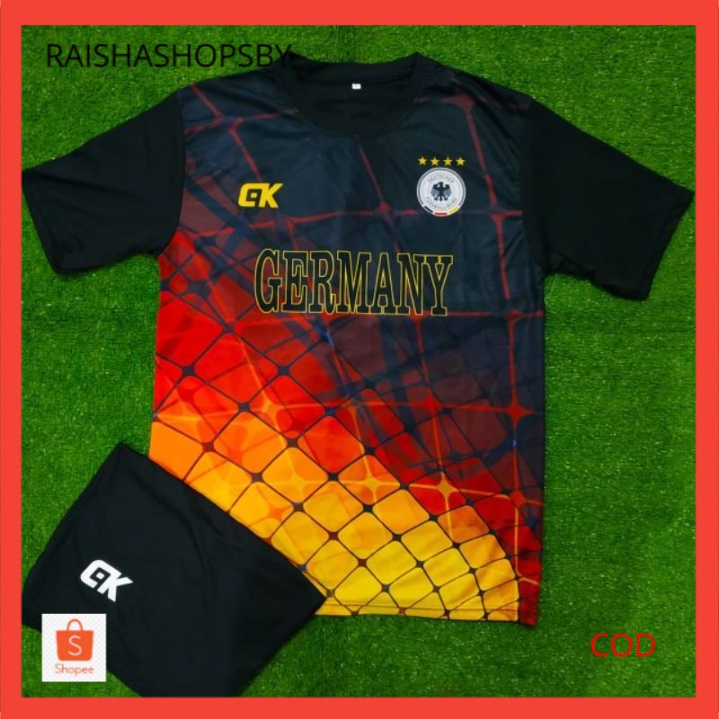 Kaos bola Kaos Bola Jerman Printing piala dunia EURO 2021 2022 Dewasa Size M-L-XL