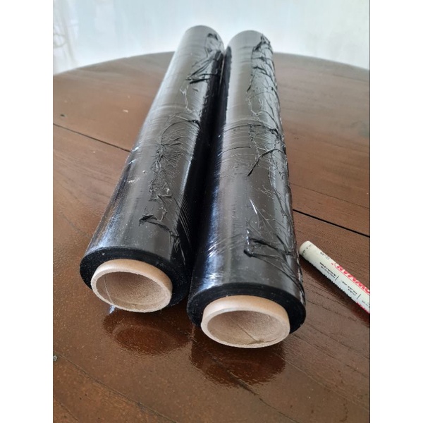 

plastik wrapping black/hitam 170x50cm