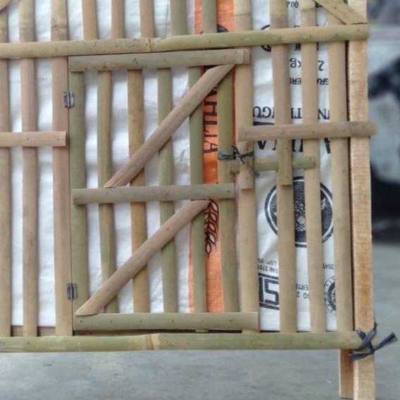 Kandang Ayam Bambu / Kandang Rakit Bambu Segiempat Kotak