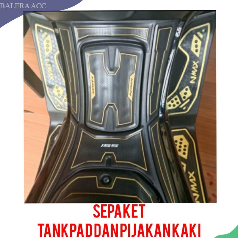 Paket Tankpad motif full dan Pijakan kaki Nmax 2020-2022