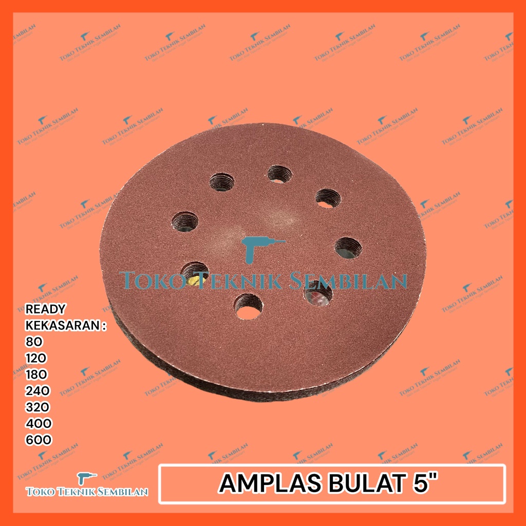 Kertas Amplas Bulat 5"