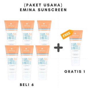 (PAKET USAHA) EMINA SUNSCREEN SPF 30 BELI 6 GRATIS 1 BY AILIN