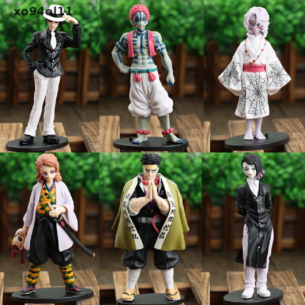 Xo Action Figure Anime Demon Slayer Akaza Rui Enmu Kyoumei Muzari Bahan PVC OL