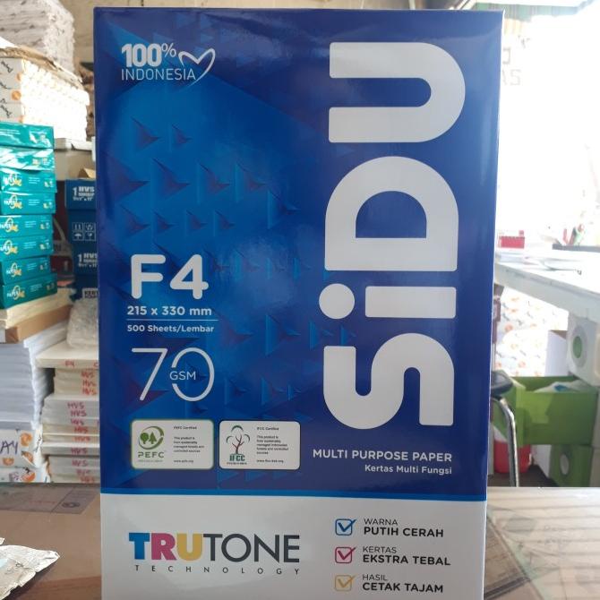 

SALE HVS 70 gram F4 merk SIDU (free ongkir)