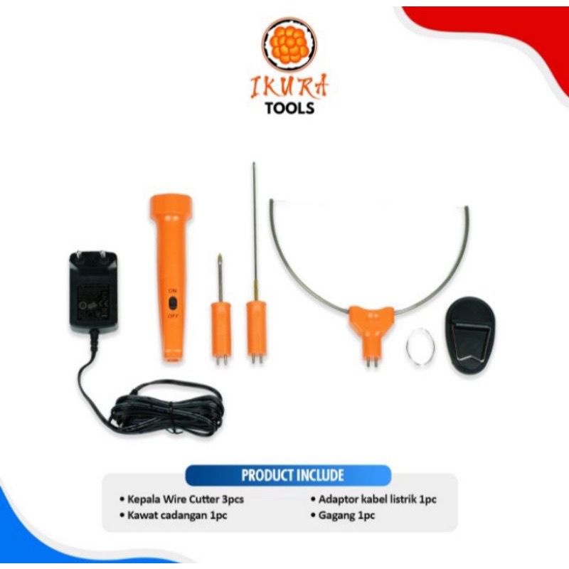 Alat Potong Gabus 3 in 1 Ikura Styrofoam Cutter Hot Wire