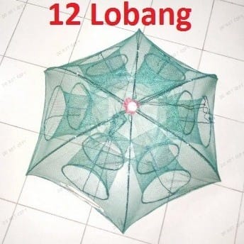 New Perangkap ikan / Bubu ikan / Jaring Ikan udang Hexagonal 12 Lubang