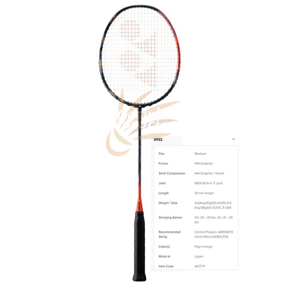 BEST DEALS BEST DEALS RAKET BADMINTON YONEX ASTROX 77 PRO / YONEX AX 77 PRO SP / YONEX Badminton