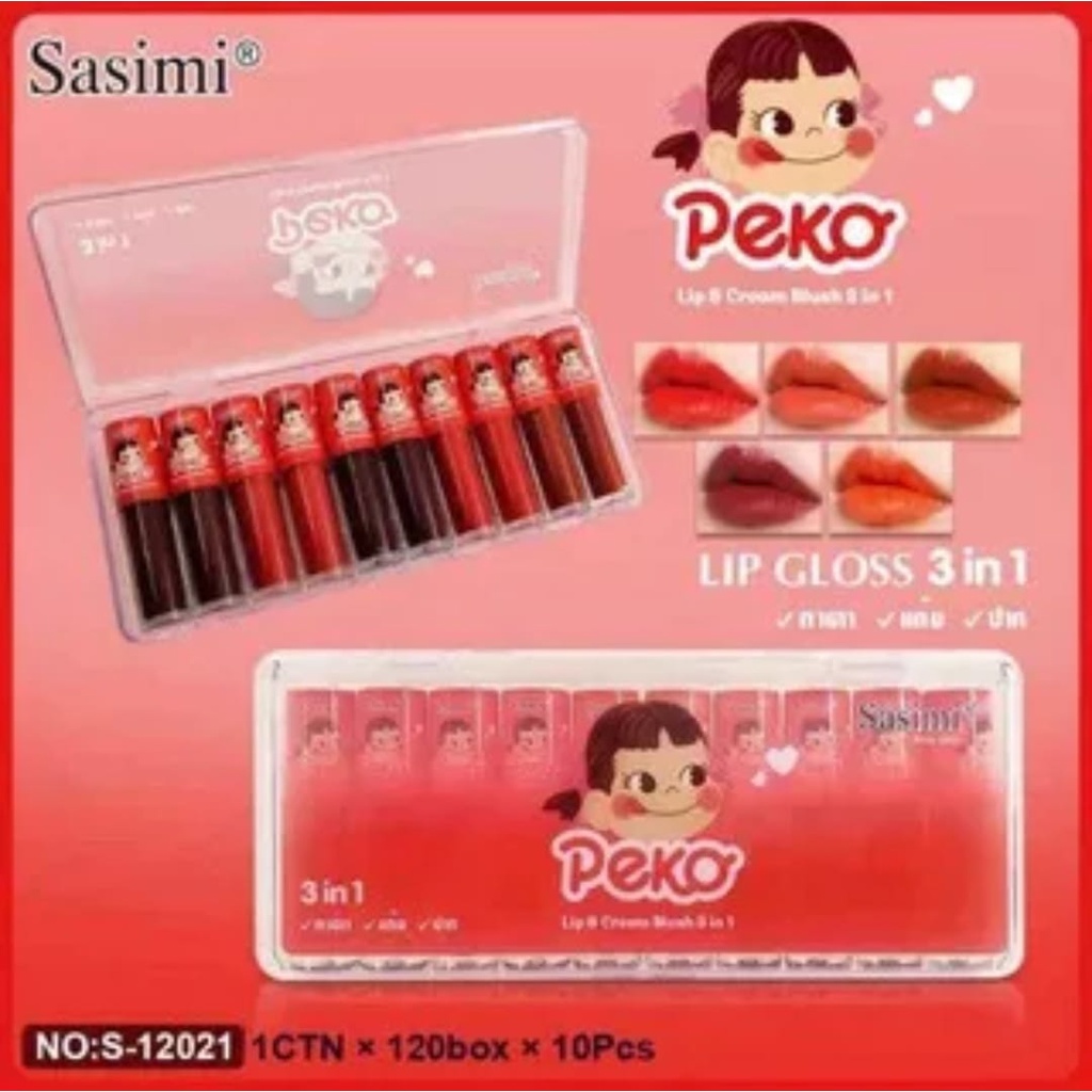 [DAPAT 10 PCS] Sasimi Lip Tint Mini Papan