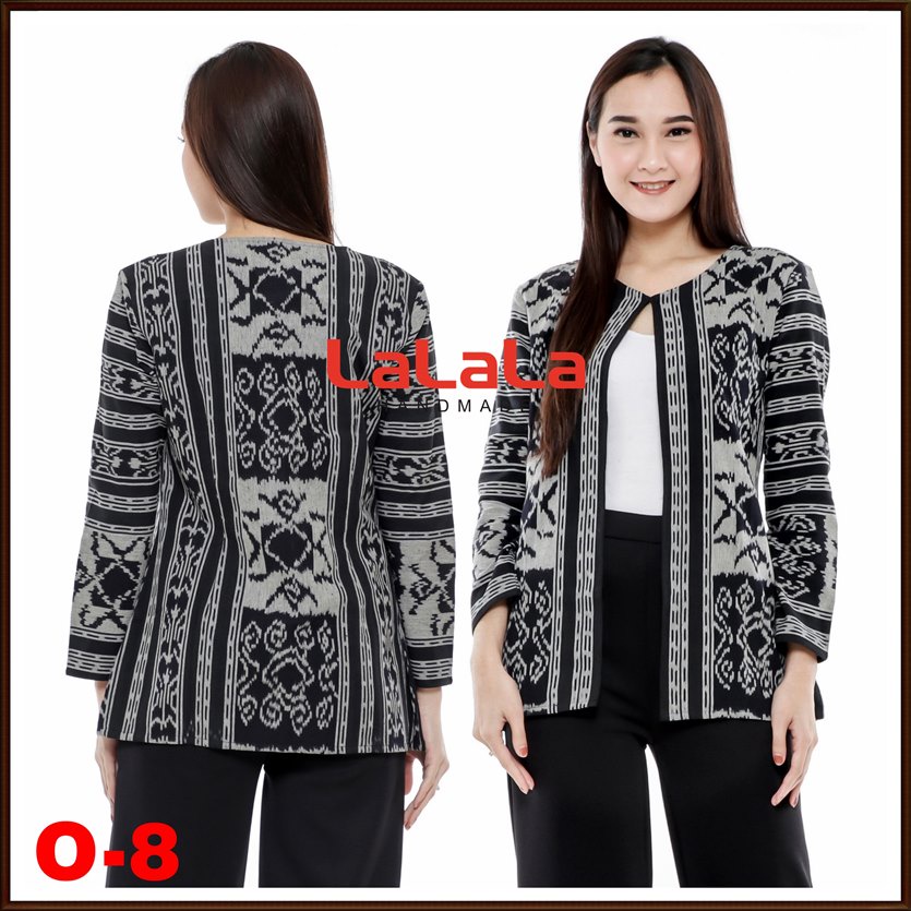 High Quality Baju Blazer Atasan Outer Tenun Etnik Bahan Nyaman dipakai