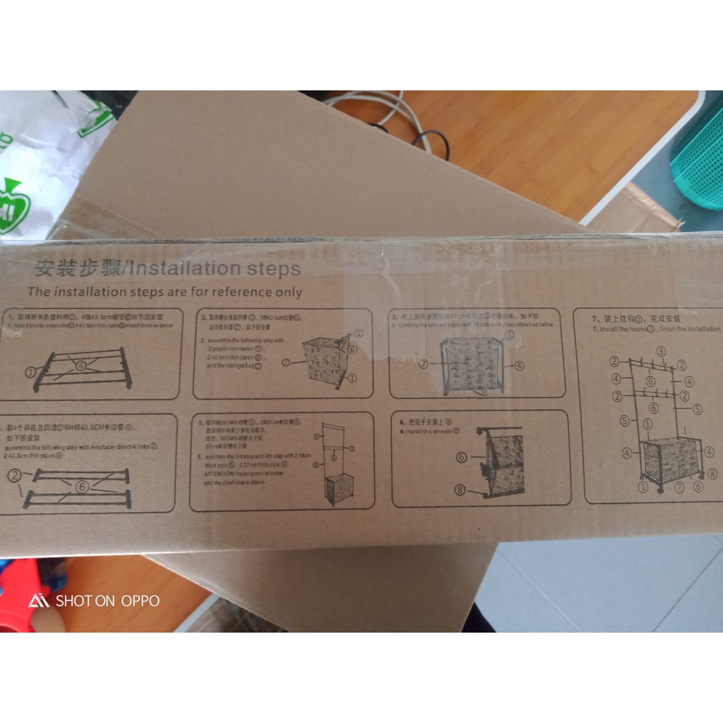 BISA COD GANTUNGAN PAKAIAN TIANG BERDIRI DENGAN 4 RODA RAK KERANJANG BAJU BUKU SELIMUT SERBAGUNA