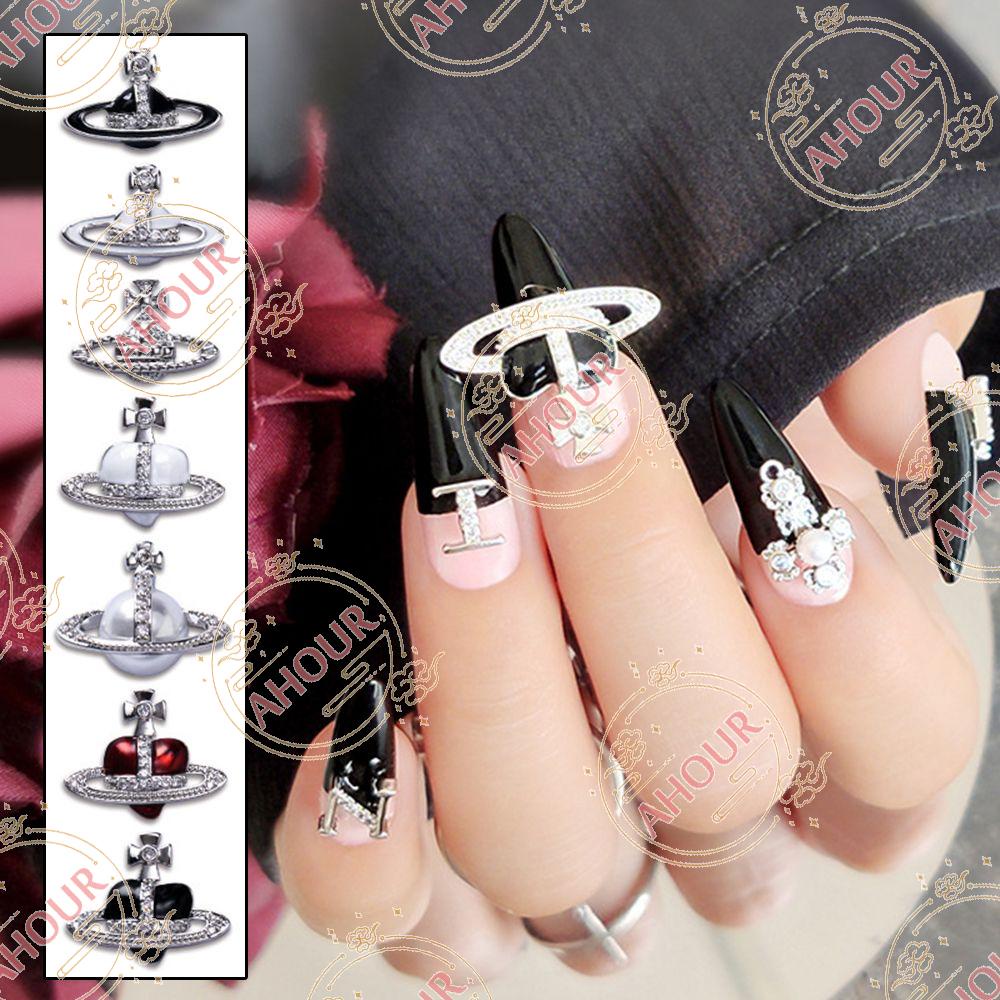 Jual Ahour Perhiasan Nail Art 3D Gaya Jepang Retro Bentuk Salib Hati