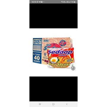 

sedaap kari spesial 1 box