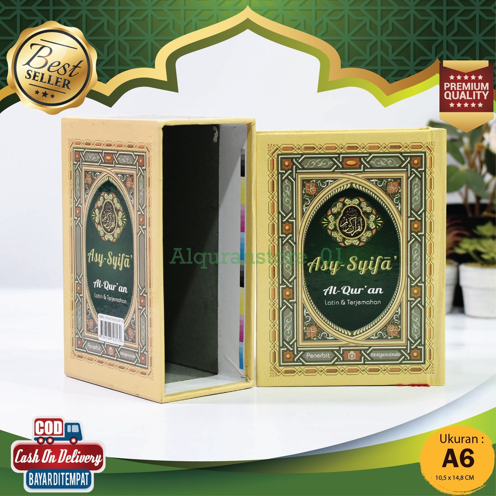 Alquran Transliterasi Per Kata Dan Terjemah Perkata Asy-Syifa A6 Ukuran 8cm x 12cm Quran Translitera