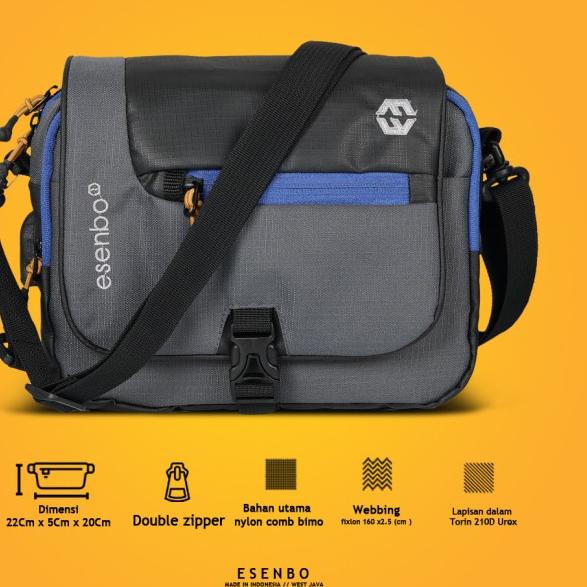 Tas Selempang Pria ESENBO BODEN - Tas Selempang Casual Kotak ESENBO