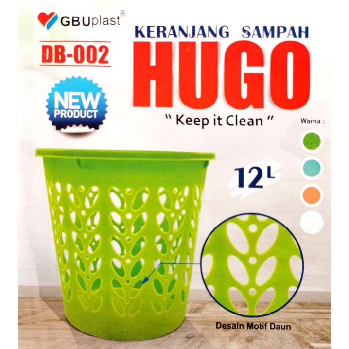 GBU Hugo Keranjang Sampah 12L DB-002