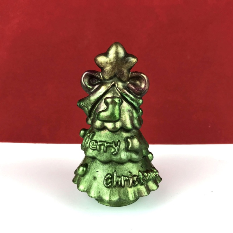 Siy Cetakan Resin Bentuk Ornamen Pohon Natal Bahan Silikon Untuk Dekorasi Pesta