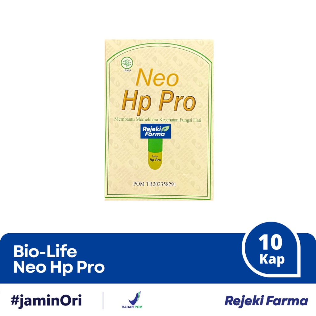 [BPOM] Neo HP Pro 1 Strip 10 Kapsul - HpPro BioLife Obat Fungsi Hati