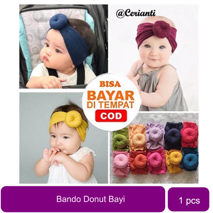 BANDANA DONAT BABY / BANDO DONUT ANAK_Lynn Design