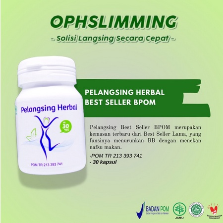 BEST SELLER BPOM BY OPH SLIMMING isi 30 MAMPU MENEKAN NAFSU MAKAN DAN MENURUNKAN BB 1-5 KG DALAM 1 MINGGU