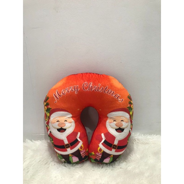 Bantal Leher Kado Natal Christmas Souvenir | Bantal Leher Merry Christmas