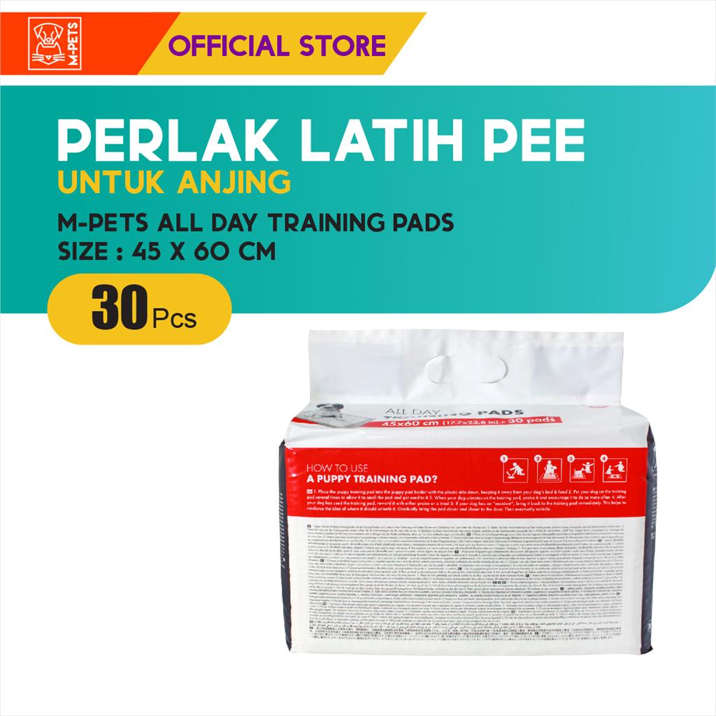 M-Pets 3 Layer Dog Training Pad 45 x 60 cm 30 pcs / Perlak Latih Pee