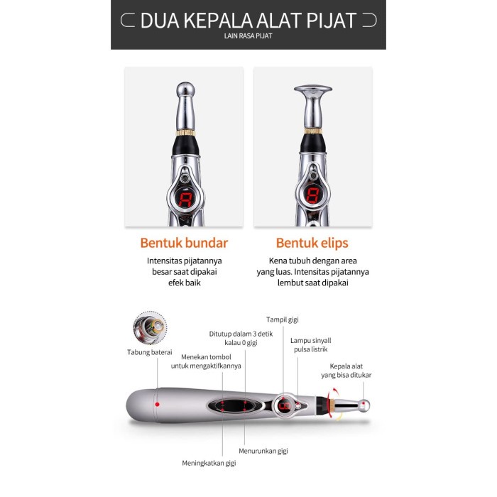 Pena Akupuntur pen Alat pijat elektrik Magnetik Meridian Energy Terapi