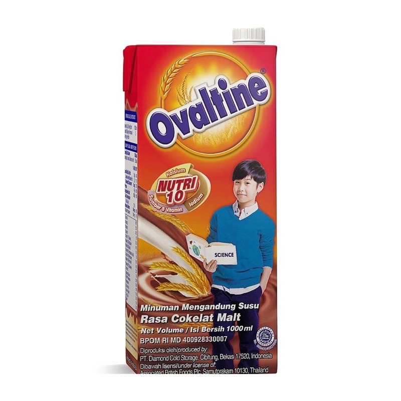 

OVALTINE Susu Rasa Cokelat Malt 1 Liter/OVALTINE/Susu/Rasa/Cokelat/Malt/1/Liter