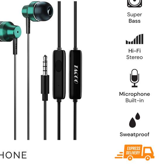 [BUNDLING] TACOO Earphone Wired/ Headset/Handsfree Stereo Bass Get 3