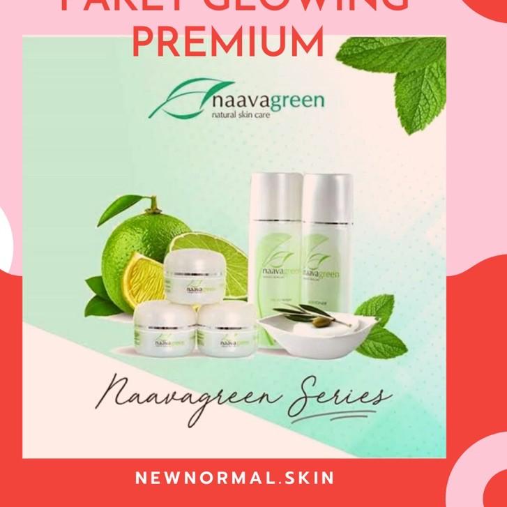 ◀ NAAVAGREEN PAKET GLOWING PREMIUM-PAKET FLEK HITAM-SUSAH PUTIH-GLOWING BERSINAR-NAAVAGREEN SKINCARE