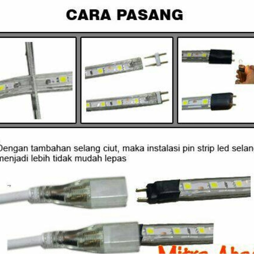 Kabel Colokan Soket Socket Led Selang 5050 220v jack Lampu StripF 220V MIK