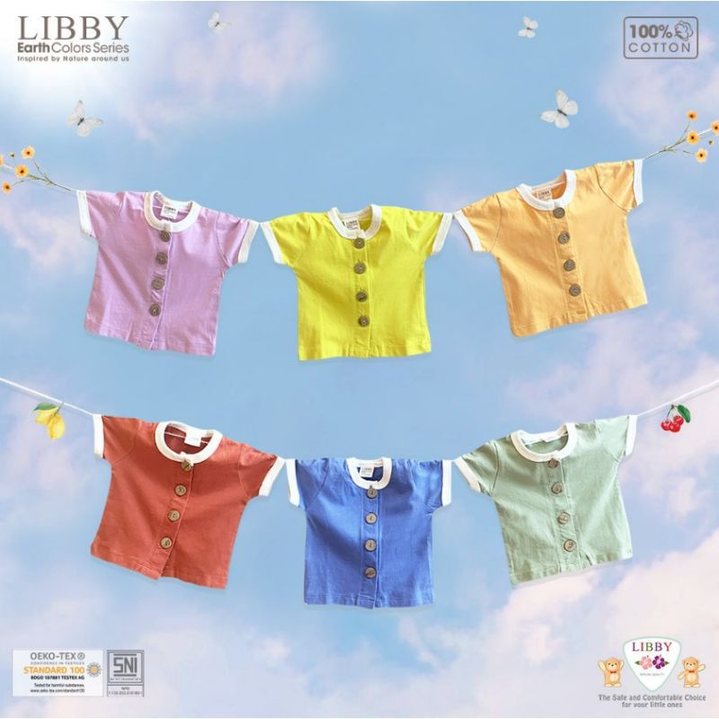 LIBBY ROCCO SET pendek Motif dan polos terbaru, setelan Libby Rocco pendek earth colors Libby baby, setelan bayi Libby pendek earth Rocco, setelan baby pendek libby