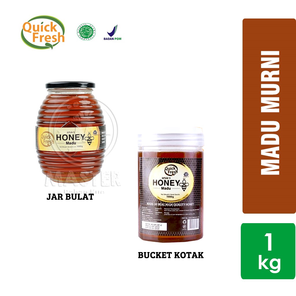 

Quick Fresh Honey / Madu Murni Asli [Toples 1Kg]
