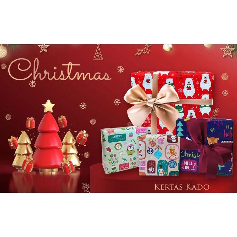 

Kertas Kado Natal Christmas Cute(pemb minimal 5lbr)