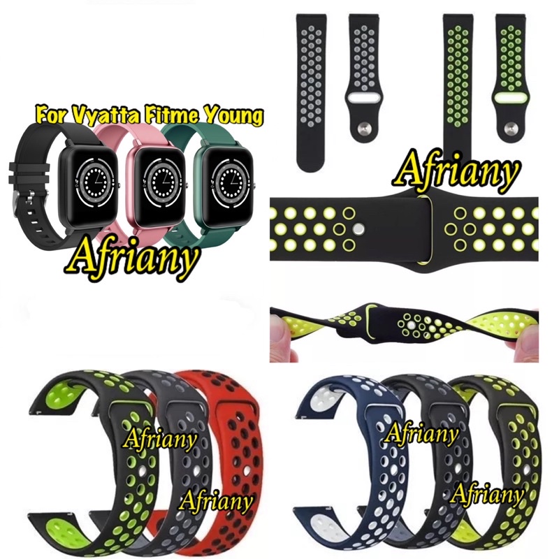 Strap Tali Jam Vyatta Fitme Young - Nike Rubber Silikon Sporty