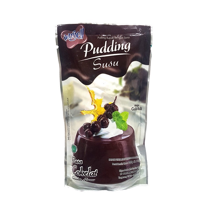 Jual Nutrijell Pudding Susu Cokelat Puding Bubuk Coklat Dengan Susu 7997