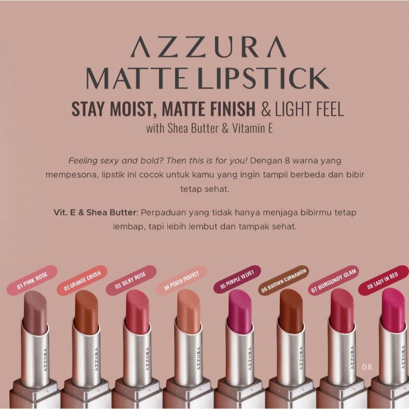 AZZURA MATTE LIPSTIK