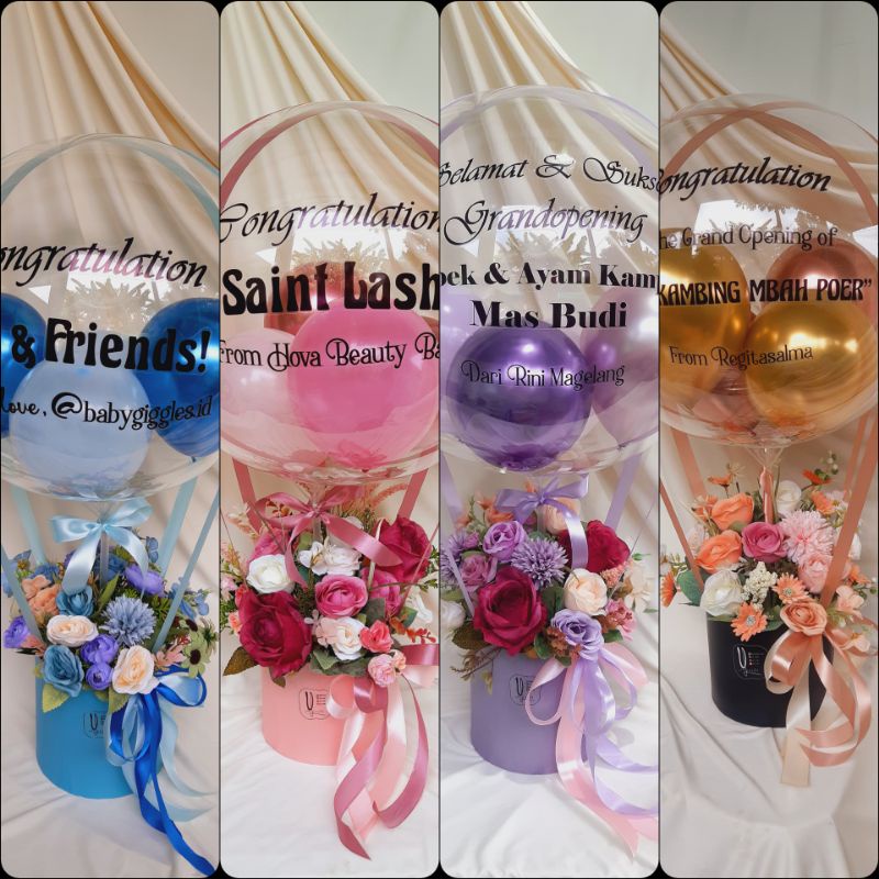 buket balon bunga bigsize/bouquet ballon flower/buket balon semarang/kado/hampers