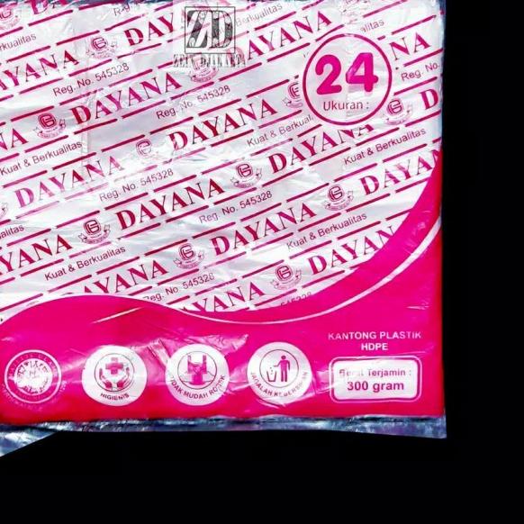 

KANTONG PLASTIK PUTIH BENING DAYANA PINK UK 15/24 - 24