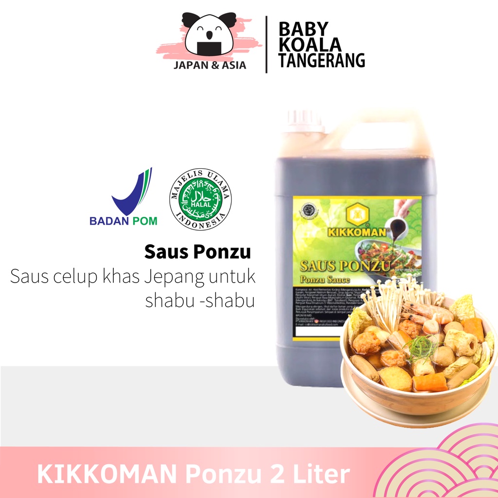 

KIKKOMAN Ponzu Sauce 2 Liter Halal.