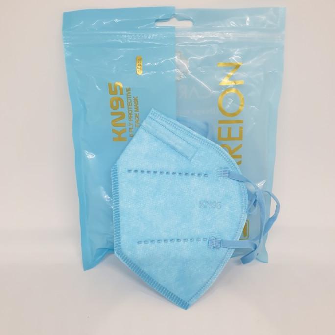 Masker Kn95n Careion Warna Biru Muda Isi 10 Pcs Earloop t-archive-rudy- Juara