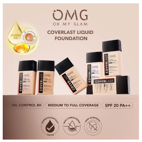 OMG / Oh My Glam Coverlast Liquid FOUNDATION