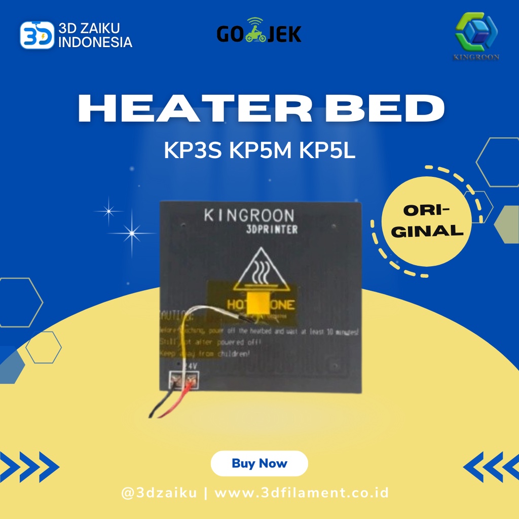 Original Kingroon KP3S KP5M KP5L Heatbed Heater Bed Hot Bed