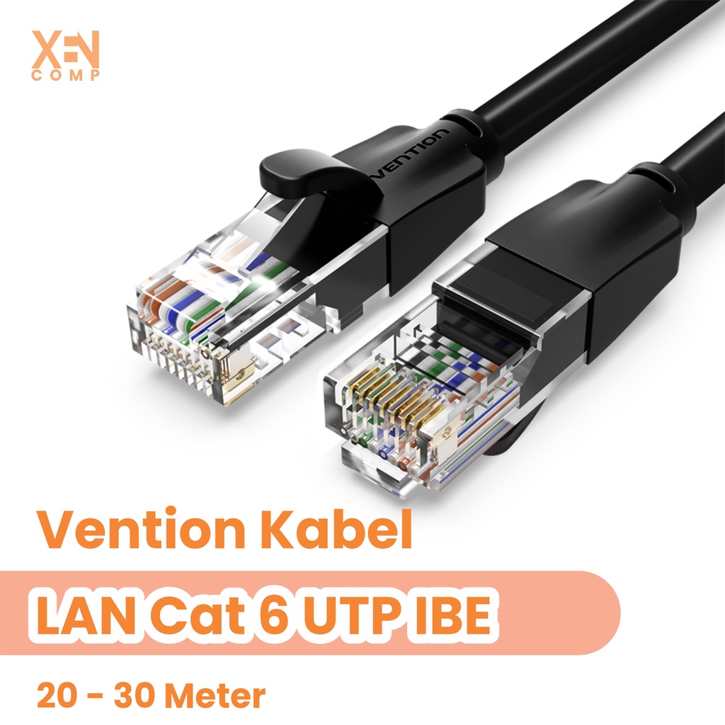 Vention Kabel LAN Cat6 IBE 20M 30M 35M Kabel LAN RJ45 Cat.6 UTP Ethernet Gigabit