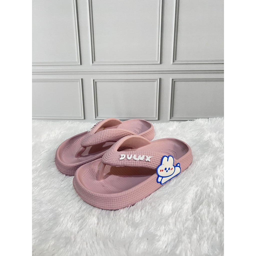 DX-510C Sandal Jepit Anak Perempuan Karakter Kelinci / Sandal Jepit Karet Anak Cewek Merek Dulux Ukuran 30-35