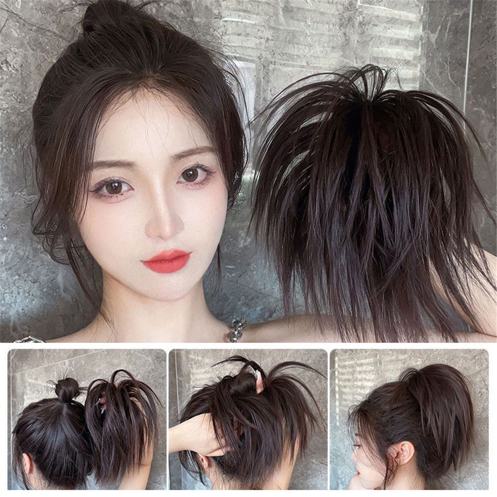 Wig / Rambut Palsu Wanita Model Keriting Fluffy Natural Gaya Punk