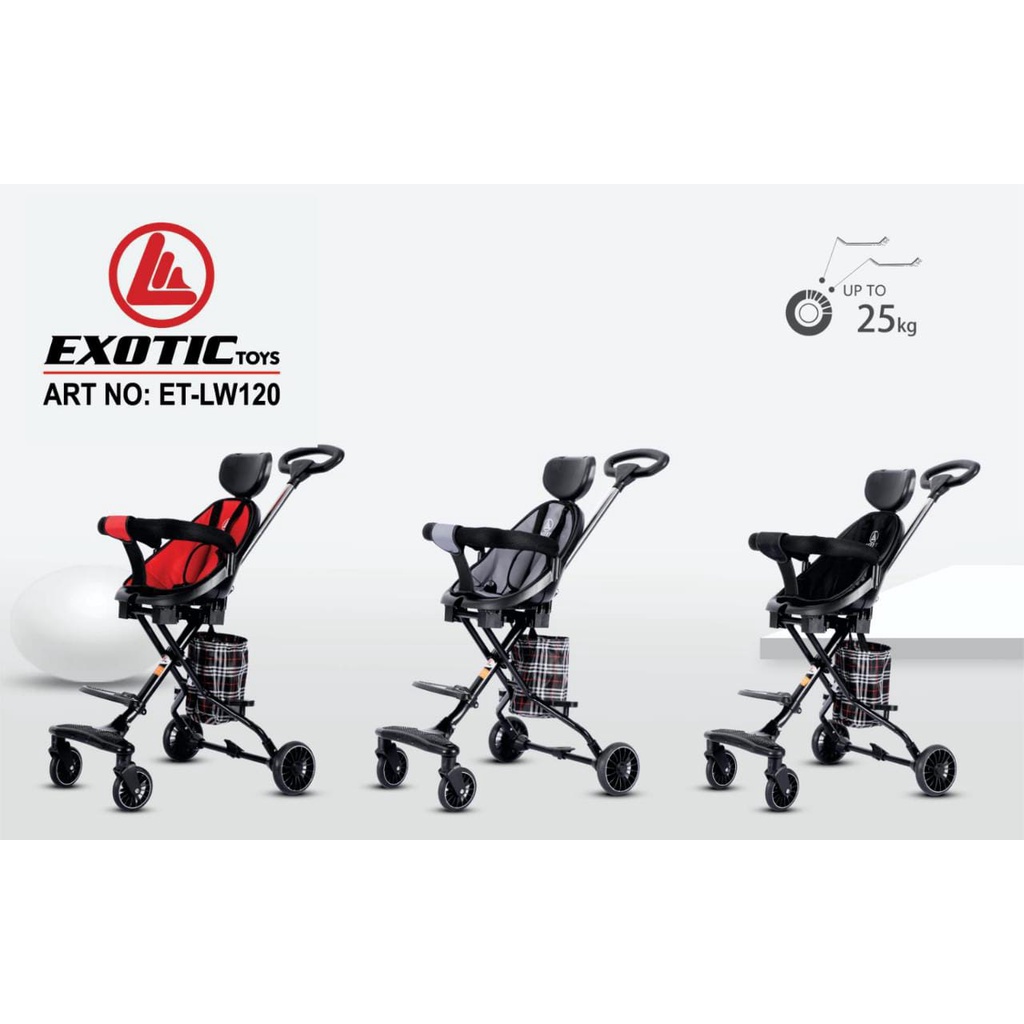 MAGIC STROLLER ET-LW 120 / KERETA DORONG BAYI Baby giordano 077 / STROLER Dorong / DORONGAN ANAK / S