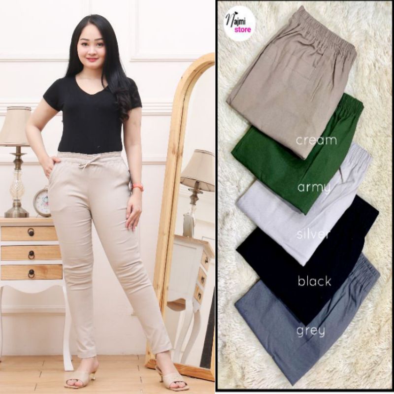 CELANA BAGGY LEGGING JEGING PREMIUM SIZE 27-38