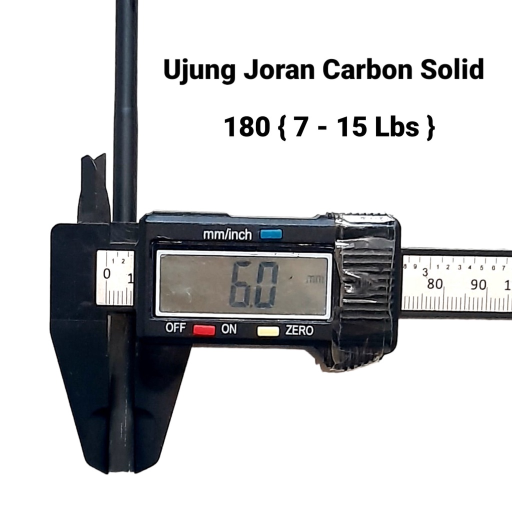 Ujung Joran Bahan Carbon Solid Untuk joran 180cm  15lbs 17 lbs 20lbs