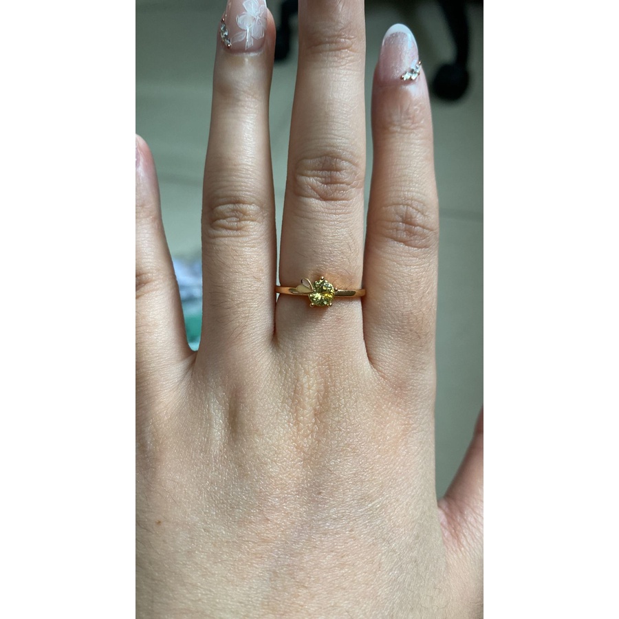 Cincin iris mata hwt kadar 375 bisa berubah warna fashion terbaru ringan