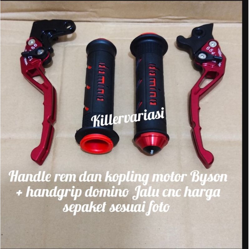 promo paket handle rem dan kopling Byson handle rem dan kopling + handgrip Jalu cnc harga sepaket